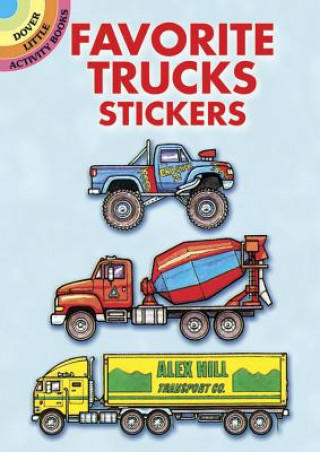 Kniha Favourite Trucks Stickers Bruce LaFontaine