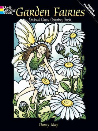 Carte Garden Fairies Stained Glass Coloring Book Darcy May