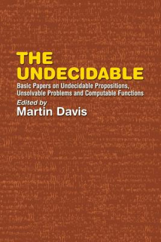 Kniha Undecidable Martin Davis