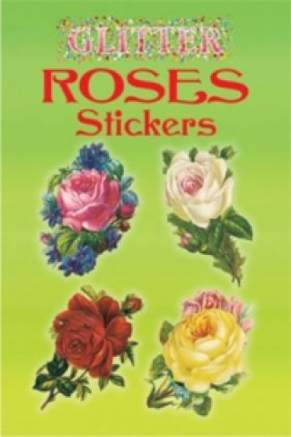 Book Glitter Roses Stickers Maggie Kate