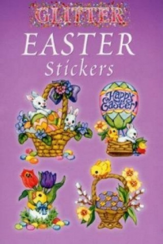 Kniha Glitter Easter Stickers Nina Barbarest