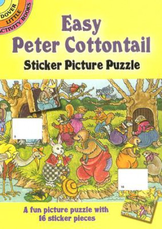 Книга Easy Peter Cottontail Sticker Picture Puzzle Pat Stewart