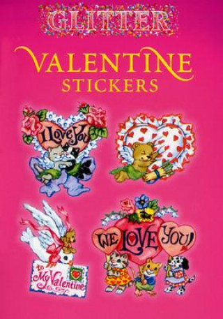 Kniha Glitter Valentine Stickers Nina Barbaresi