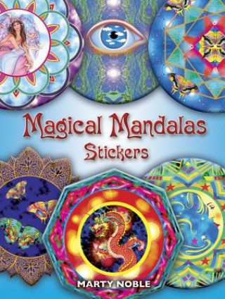 Книга Magical Mandalas Stickers Marty Noble