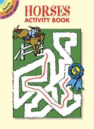 Kniha Horses Activity Book Nina Barbaresi