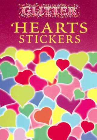 Książka Glitter Hearts Stickers Dover Publications Inc