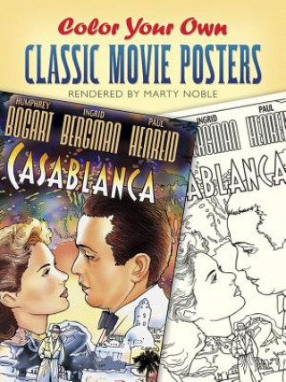 Book Color Your Own Classic Movie Posters Marty Noble