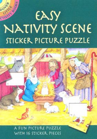 Kniha Easy Nativity Scene Sticker Picture Puzzle Cathy Beylon