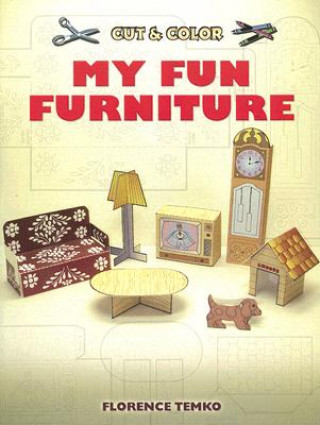 Kniha Cut & Color My Fun Furniture Florence Temko