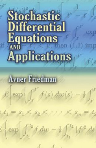 Buch Stochastic Differential Equations and Applications Avner Friedman