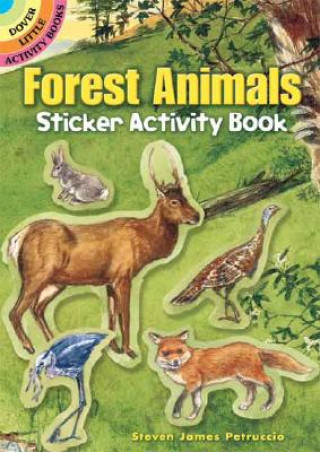 Книга Forest Animals Sticker Activity Book Steven James Petruccio