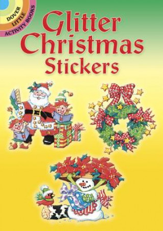 Carte Glitter Christmas Stickers Nina Barbaresi