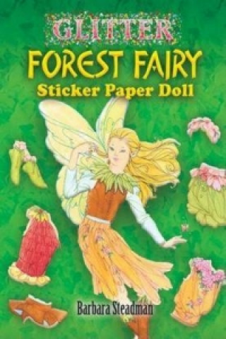 Carte Glitter Forest Fairy Sticker Paper Doll Barbara Steadman