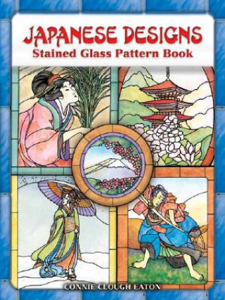 Kniha Japanese Designs Stained Glass Pattern Book Connie Clough Eaton