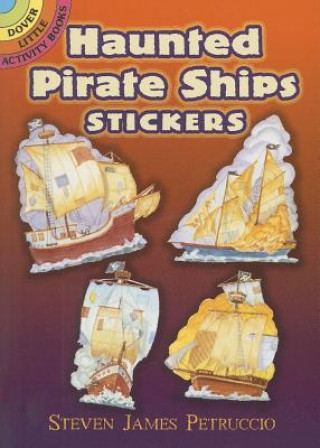 Buch Haunted Pirate Ships Stickers Steven James Petruccio