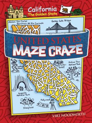 Carte United States Maze Craze Viki Woodworth