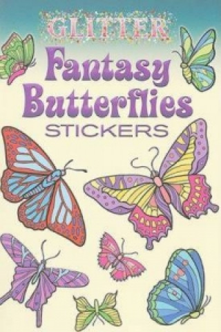 Książka Glitter Fantasy Butterflies Stickers Jessica Mazurkiewicz