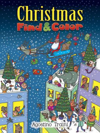 Книга Christmas Find and Color Agostino Traini