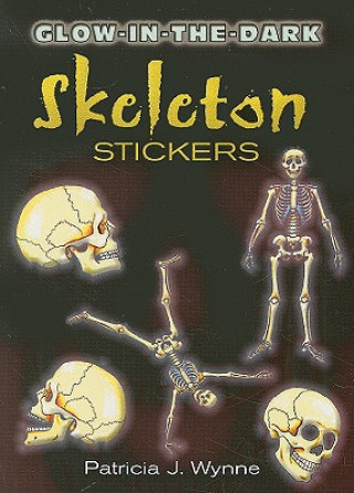 Carte Glow-In-The-Dark Skeleton Stickers Patricia J Wynne