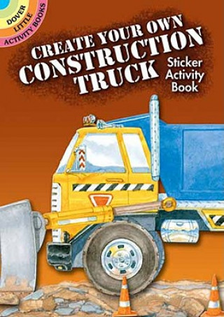 Książka Create Your Own Construction Truck Sticker Activity Book Steven James Petruccio