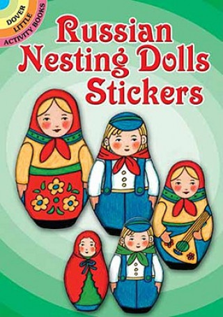 Knjiga Russian Nesting Dolls Stickers Freddie Levin