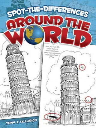 Könyv Spot-The-Differences Around the World Tony J Tallarico