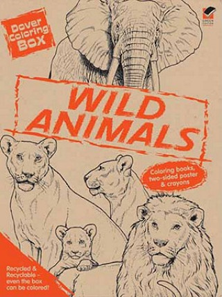 Könyv Dover Coloring Box -- Wild Animals Dover