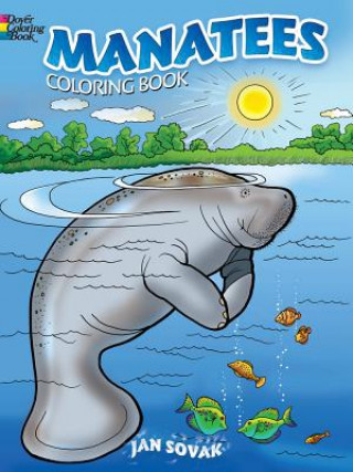 Livre Manatees Coloring Book Jan Sovák