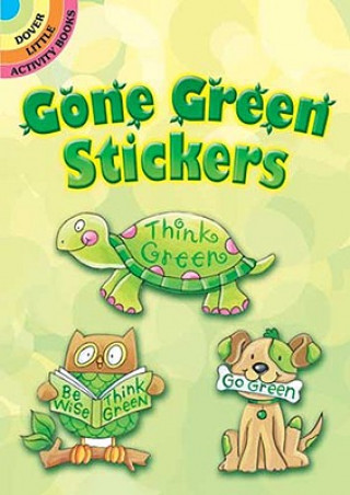 Книга Gone Green Stickers Noelle Dahlen