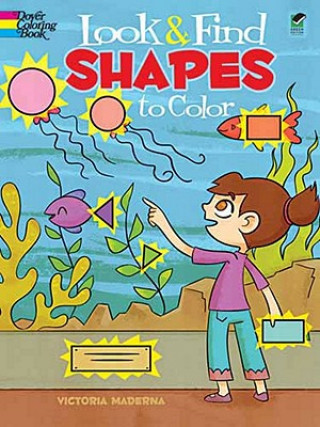Kniha Look & Find Shapes to Color Victoria Maderna
