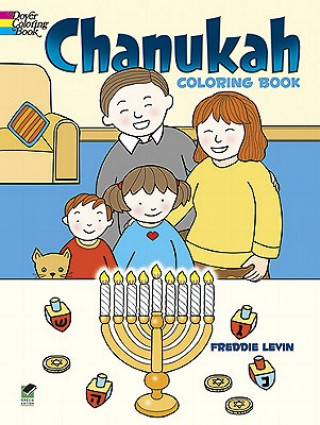 Kniha Chanukah Coloring Book Freddie Levin