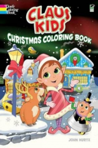 Carte Claus Kids Christmas Coloring Book John Kurtz