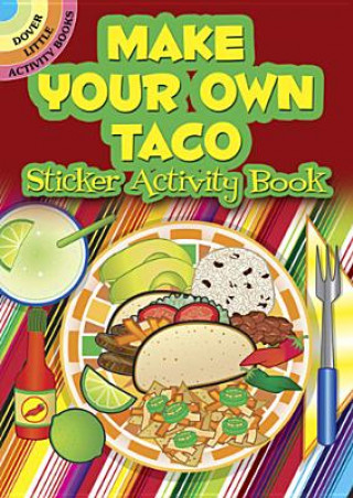 Kniha Make Your Own Taco Sticker Activity Book Ellen Christiansen Kraft