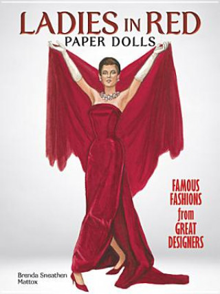 Libro Ladies in Red Paper Dolls Brenda Mattox