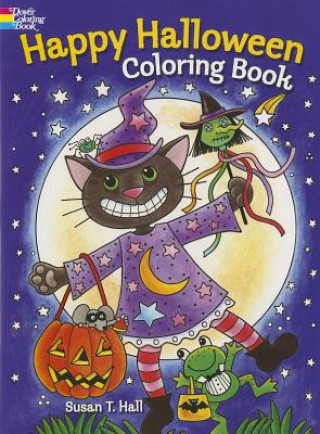 Kniha Happy Halloween Coloring Book Susan Hall