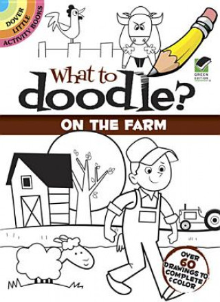 Kniha What to Doodle? On the Farm Rob McClurkan founder of iHeartMandalas.com