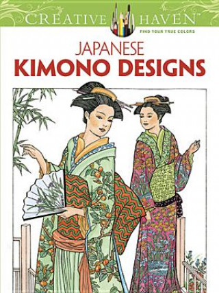 Könyv Creative Haven Japanese Kimono Designs Coloring Book Ming-Ju Sun