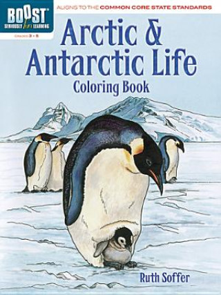 Книга BOOST Arctic and Antarctic Life Coloring Book Ruth Soffer