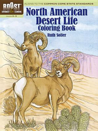 Kniha BOOST North American Desert Life Coloring Book Ruth Soffer