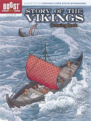 Carte BOOST Story of the Vikings Coloring Book A. G. Smith