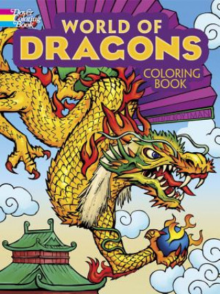 Kniha World of Dragons Coloring Book Arkady Roytman