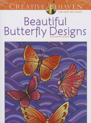 Kniha Creative Haven Beautiful Butterfly Designs Coloring Book Jessica Mazurkiewicz