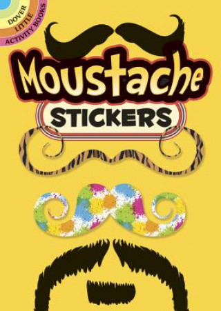 Könyv Moustache Stickers Dover