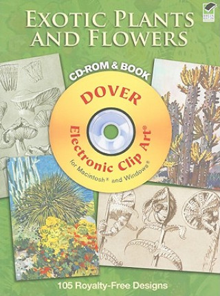 Carte Exotic Plants and Flowers CD-ROM and Book M. Meheut