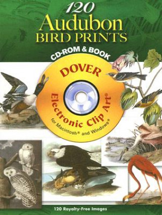 Kniha 120 Audubon Bird Prints CD-ROM and Book John-James Audubon