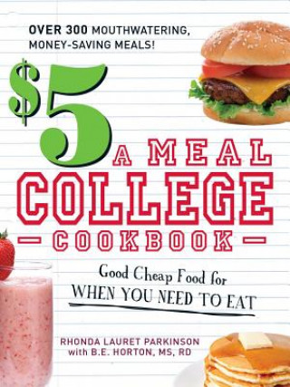 Książka $5 a Meal College Cookbook Rhonda Lauret Parkinson