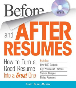 Knjiga Before and After Resumes with CD Tracy Burns-Martin