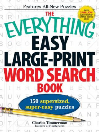 Carte Everything Easy Large-Print Word Search Book Charles Timmerman