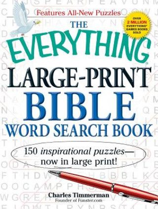 Book Everything Large-Print Bible Word Search Book Charles Timmerman