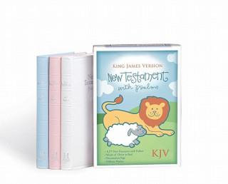 Libro KJV Baby's New Testament, Blue Imitation Leather Bible